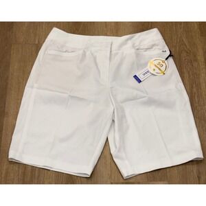 NWT Women's Tail Activewear Classic Golf Shorts - Size 14 - Chalk White
